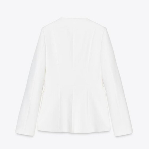 Zara fitted  blazer white Size M - Picture 13 of 16